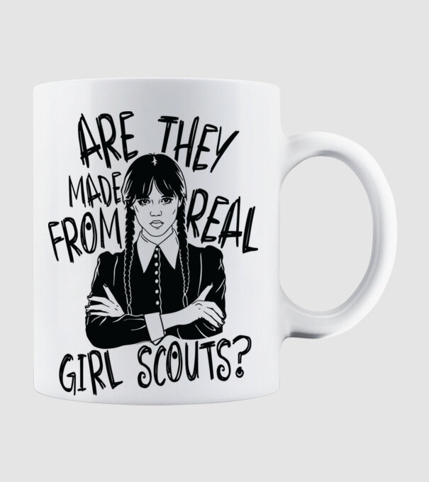 Are the made from real girl scouts model alb pe tricou