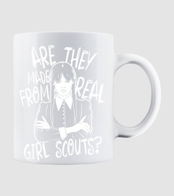 Are the made from real girl scouts model alb pe tricou