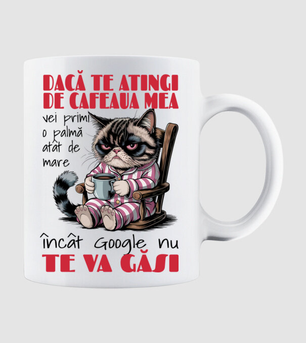 atinge cafeaua mea și nici măcar Google nu te va găsi Alb model alb pe tricou