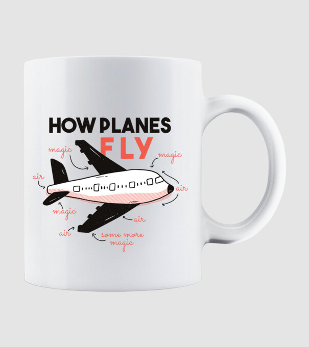 Avioane model alb pe tricou