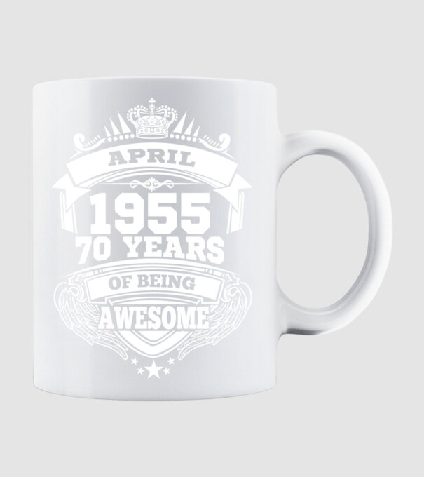Awesome being of April 1955 model alb pe tricou