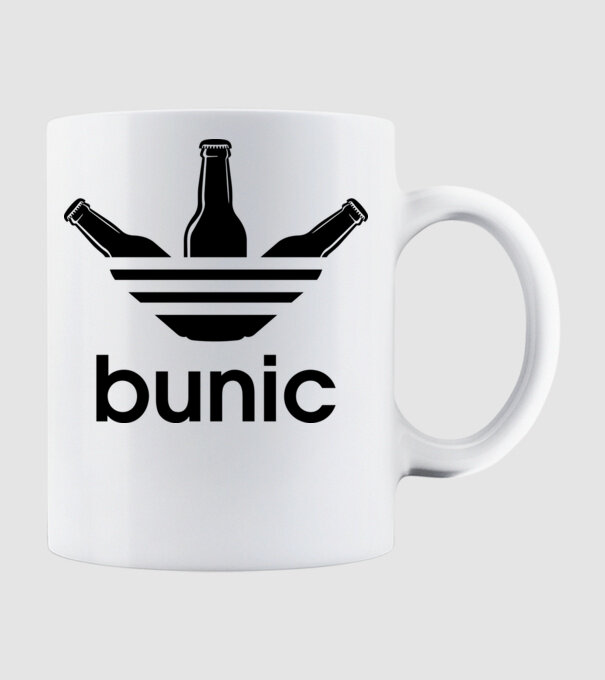 Bunicdidas model alb pe tricou