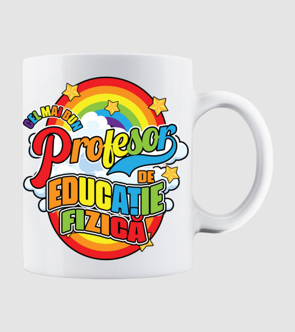 Cel mai bun educație fizică model alb pe tricou