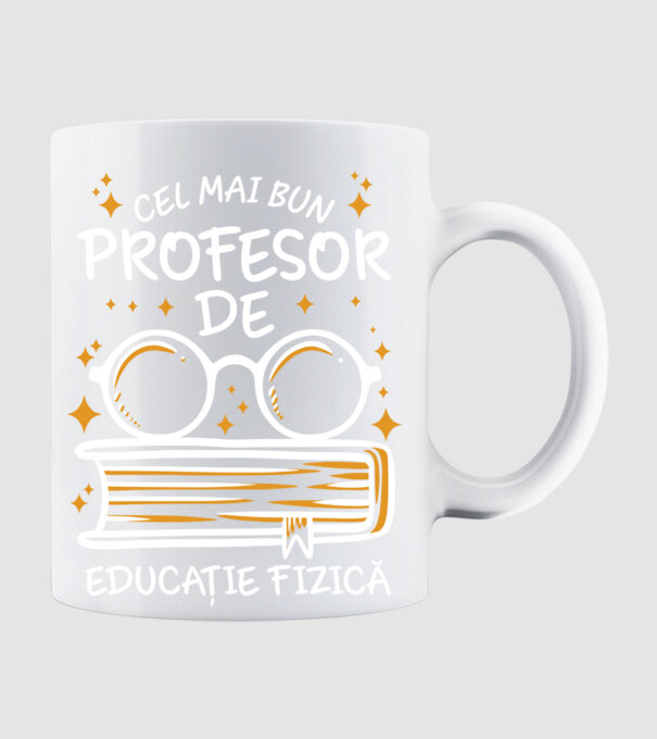 Cel mai bun profesor educație fizică D2782032 model alb pe tricou