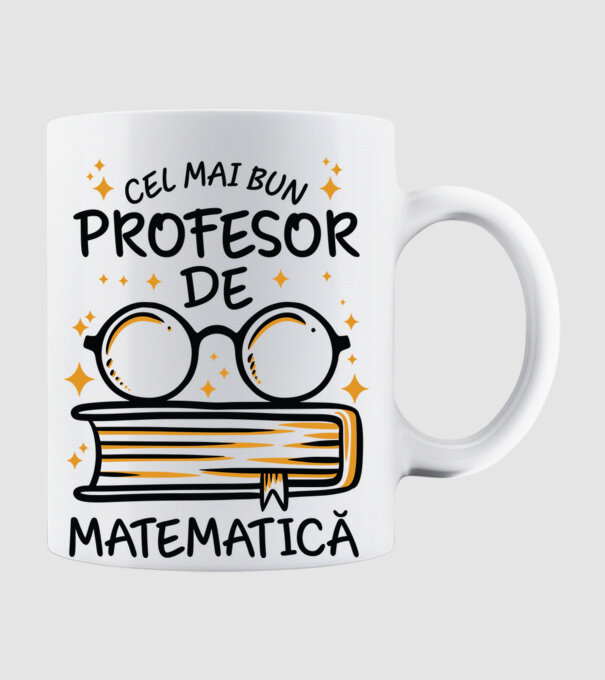 Cel mai profesor matematică model alb pe tricou