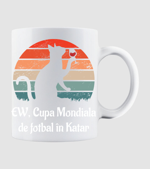 Cupa Mondiala de fotbal în Katar model alb pe tricou