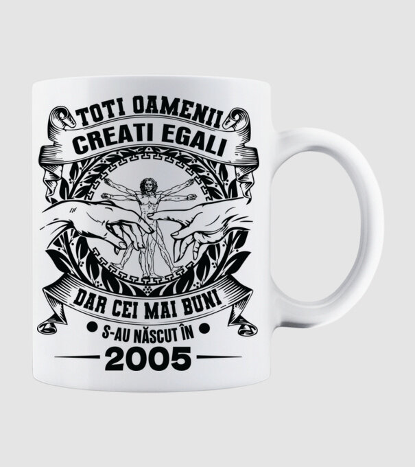 Da Vinci 20 2005 model alb pe tricou