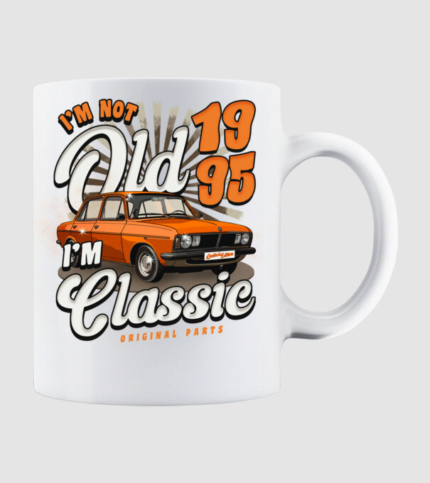 DACIA 1995 model alb pe tricou