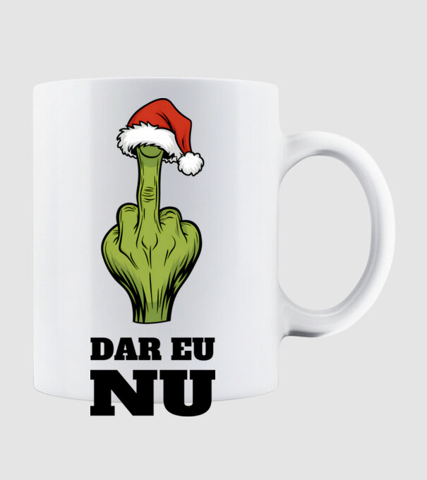 Dar eu NU alb model alb pe tricou