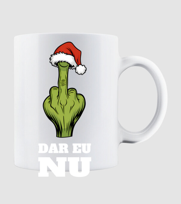 Dar eu NU Negru model alb pe tricou