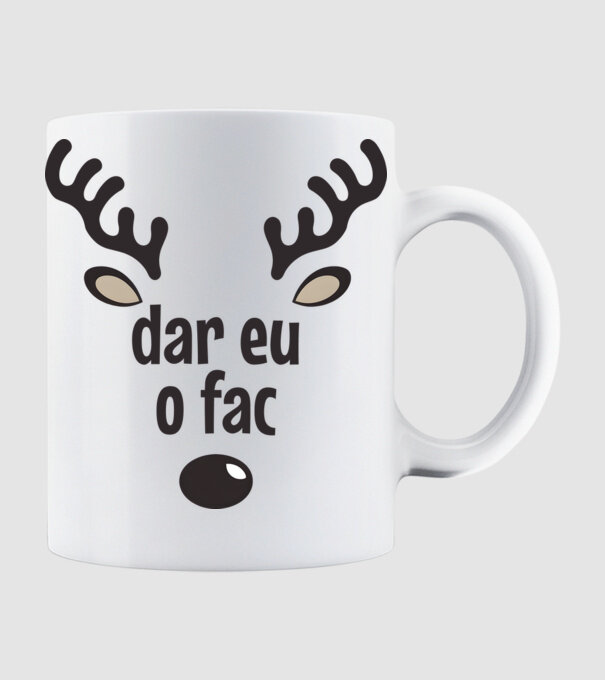 Dar eu o fac crăciun chiar căprioară Alb model alb pe tricou