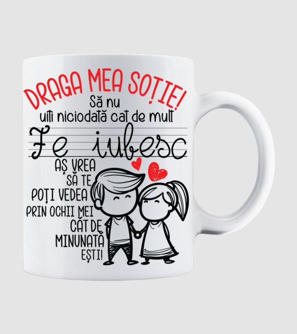 dragul meu soț javitott2411 model alb pe tricou
