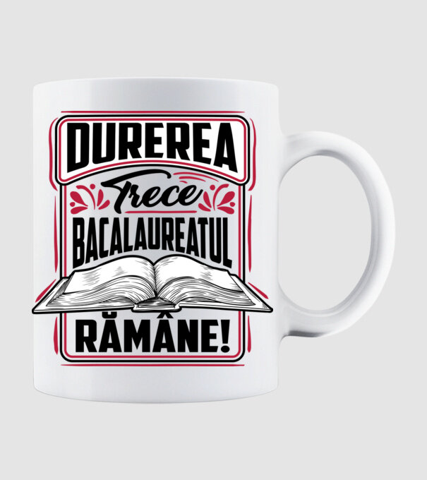 Durerea trece_bacalaureatul rămâne model alb pe tricou