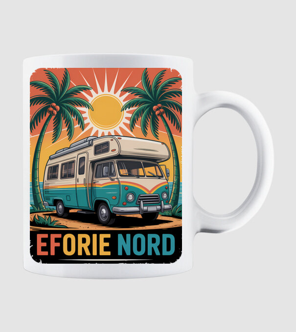 Eforie Nord model alb pe tricou