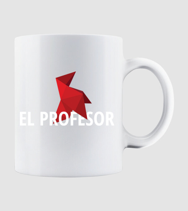 el professor money heist model alb pe tricou