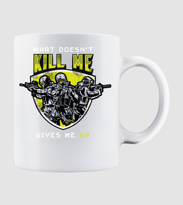 Gamer xp model alb pe tricou