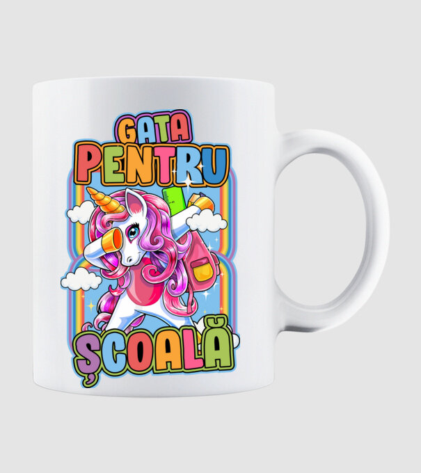 Gata pentru școală D1947707 model alb pe tricou
