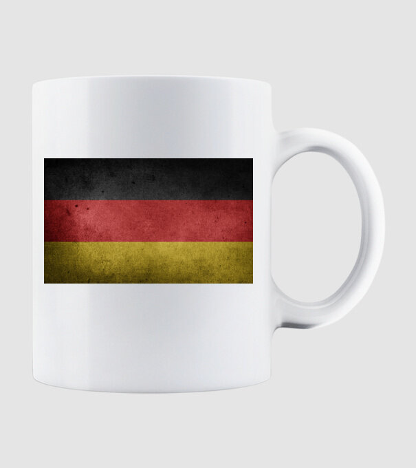 GERMANY model alb pe tricou