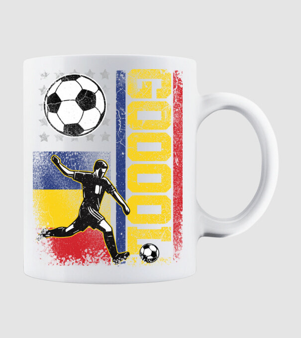 GOOOL model alb pe tricou