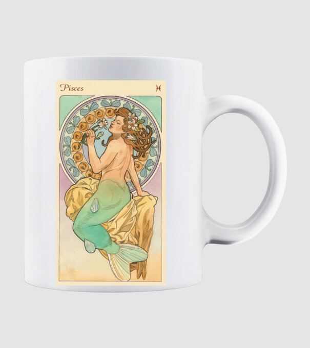 Horoscop Tarot PESTI model alb pe tricou
