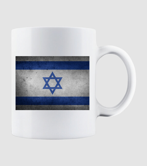 ISRAEL model alb pe tricou