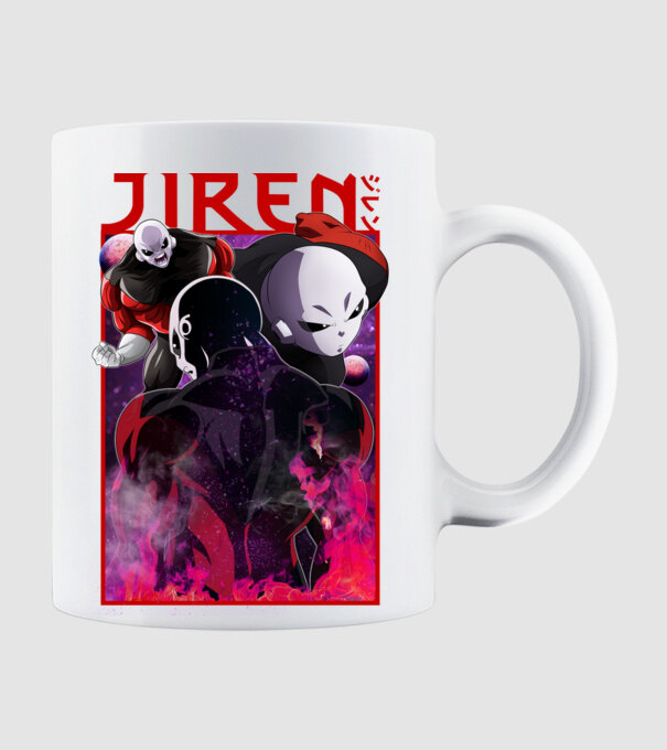 jiren dragonball model alb pe tricou