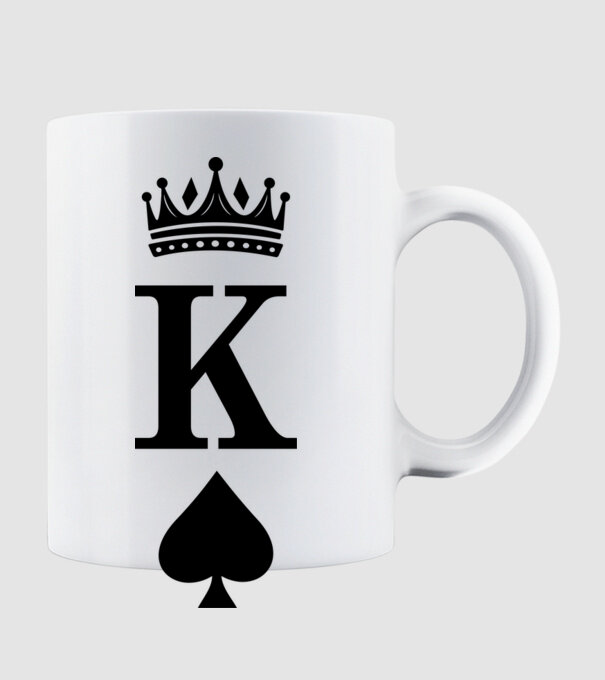 King model alb pe tricou