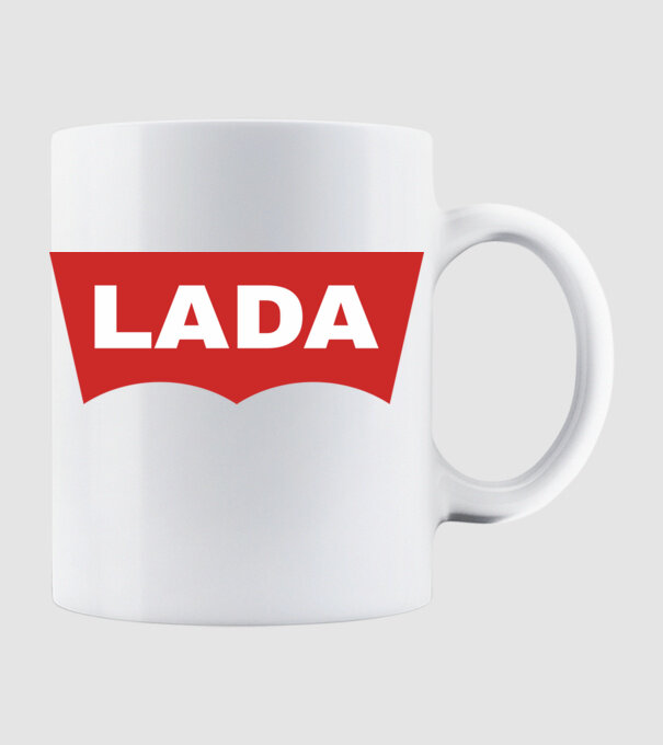 Lada Levis model alb pe tricou