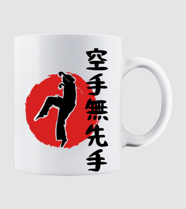 Larusso training japan model alb pe tricou