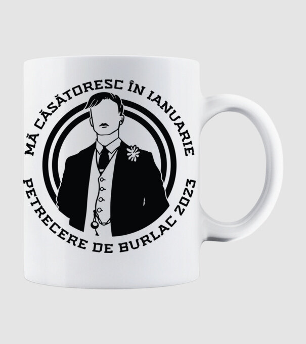 mă căsătoresc în ianuarie model alb pe tricou