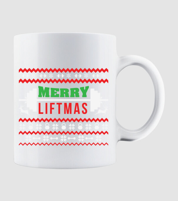 Merry liftmas 2 model alb pe tricou