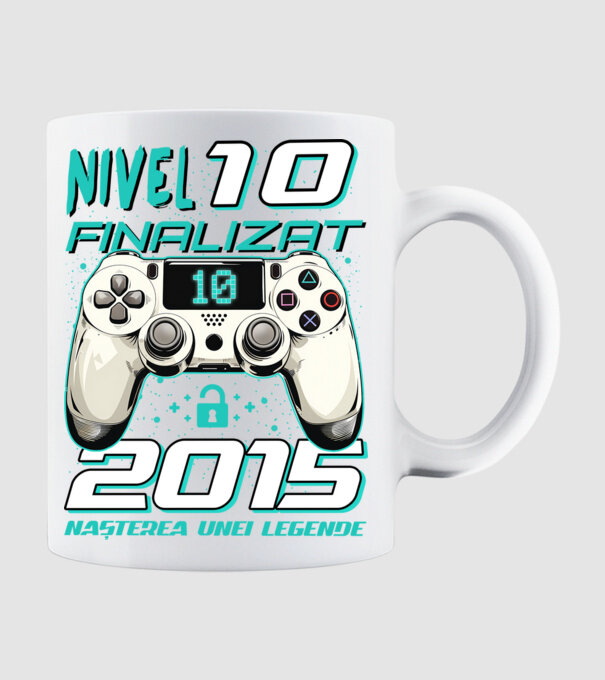 Nivel finalizat 10 2015 model alb pe tricou