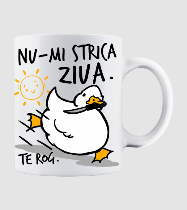 Nu-mi strica ziua. model alb pe tricou