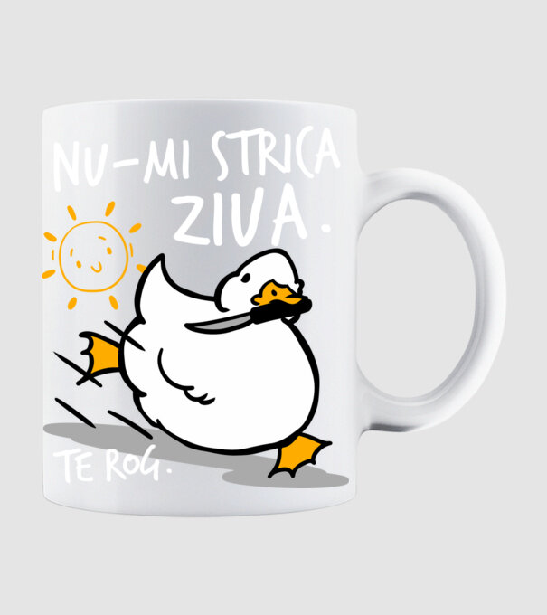 Nu-mi strica ziua. model alb pe tricou