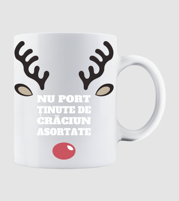 Nu port ținute de crăciun asortate crăciun chiar căprioară Negru model alb pe tricou