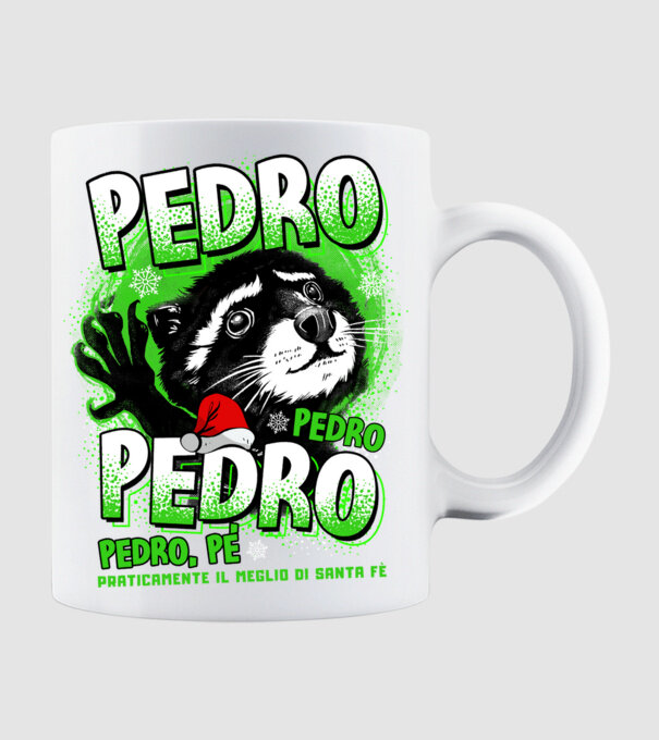 Pedro pedro christmas model alb pe tricou