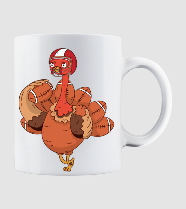 Player Turkey model alb pe tricou