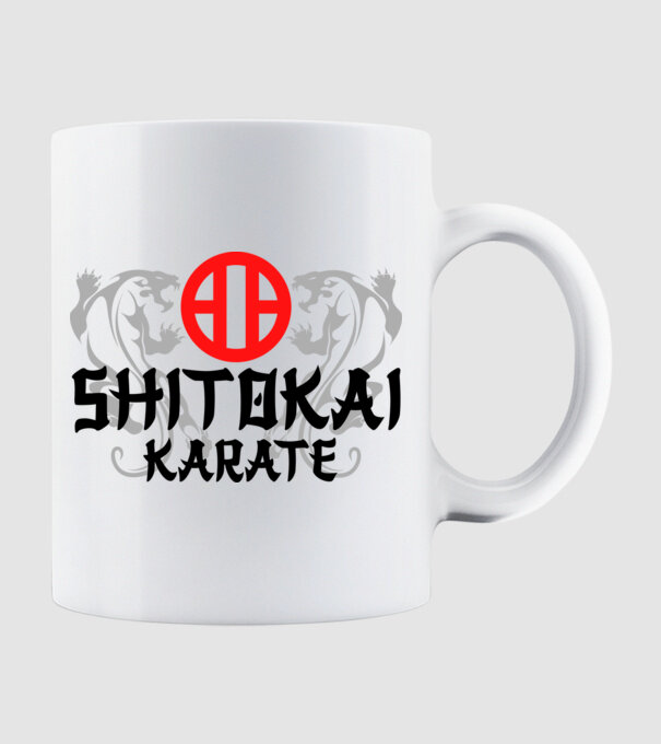 Shitokai Karate model alb pe tricou