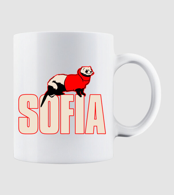 sofia la casa de papel model alb pe tricou
