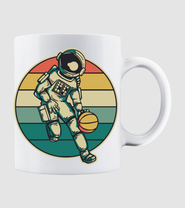 SpaceBall model alb pe tricou