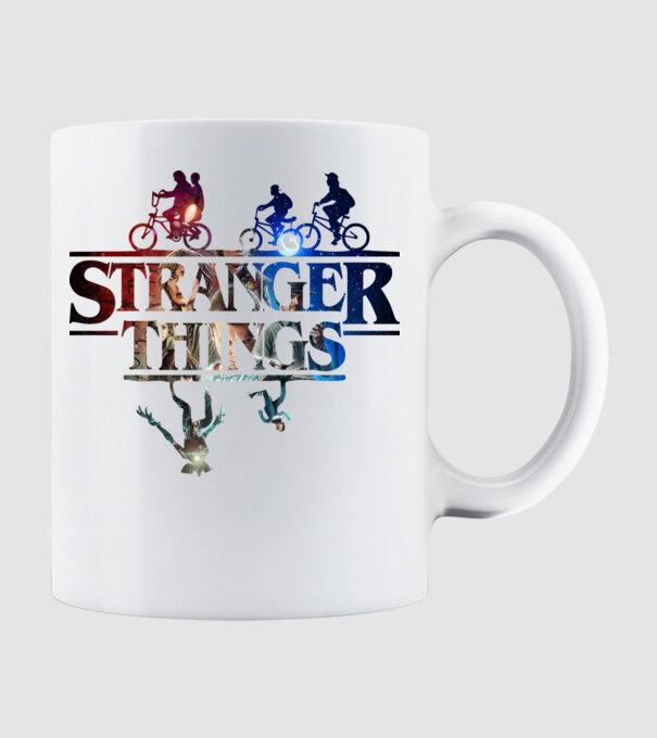 stranger things quote poster2 model alb pe tricou