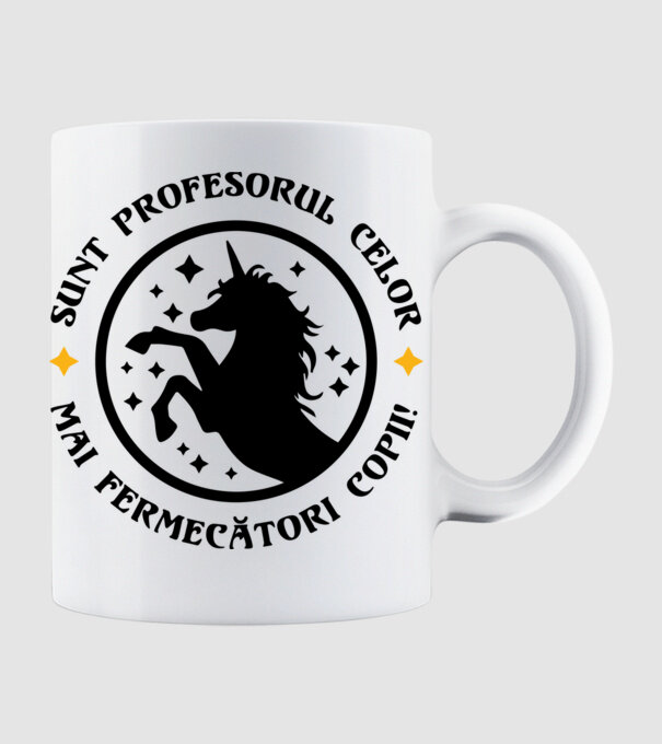 Sunt profesorul celor mai fermecători copii model alb pe tricou