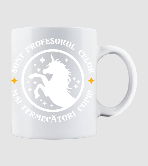 Sunt profesorul celor mai fermecători copii model alb pe tricou