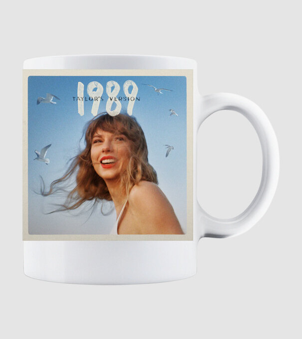 Taylor Swift cover model alb pe tricou