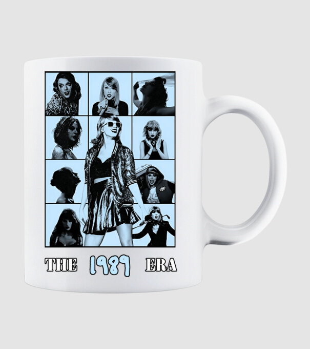 Taylor Swift ERAS blue model alb pe tricou