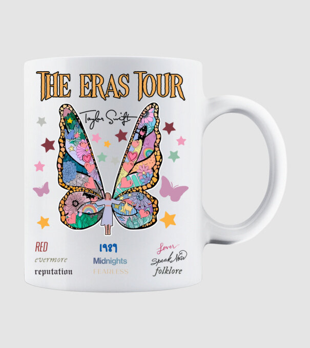 Taylor Swift eras fairy model alb pe tricou