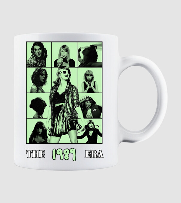 Taylor Swift ERAS green model alb pe tricou