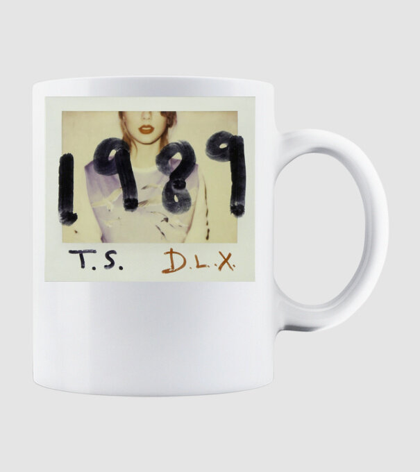 Taylor Swift polaroid model alb pe tricou