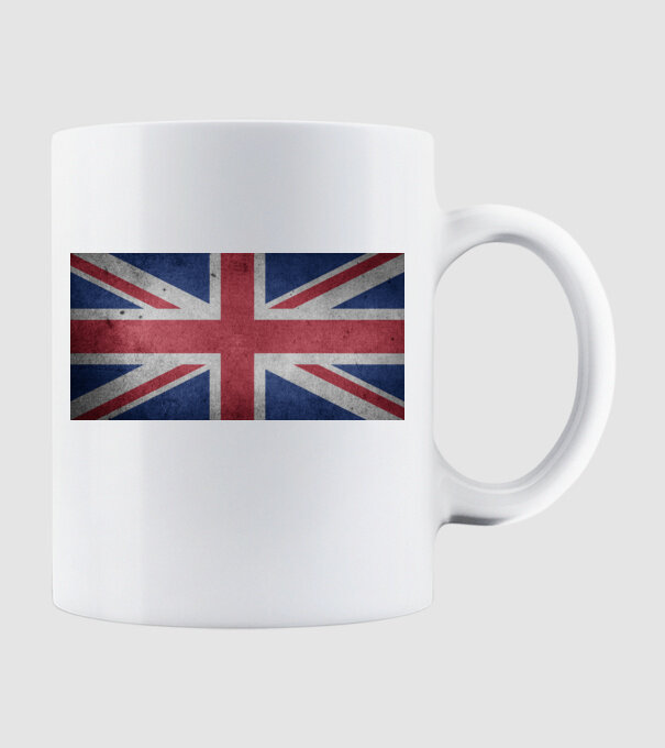 UNITED KINGDOM model alb pe tricou