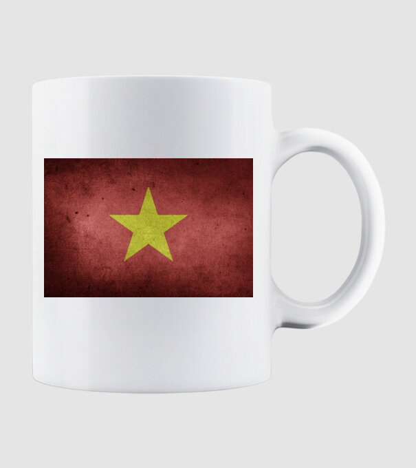 VIETNAM model alb pe tricou